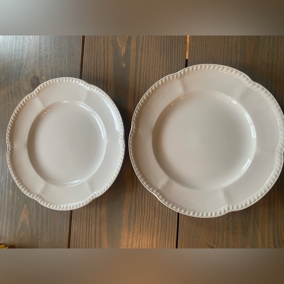 Johnson Brothers Dining Johnson Brothers Old English White 58 Dinner Plates England Set Of 2
